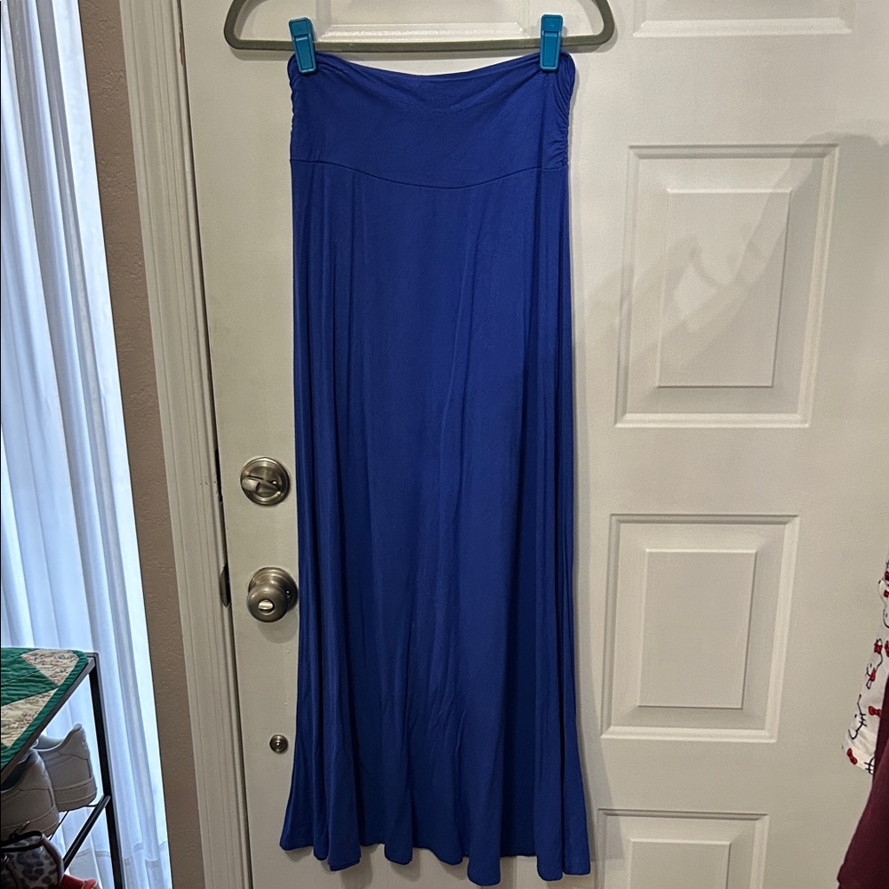 Bobeau Royal Blue Maxi Skirt